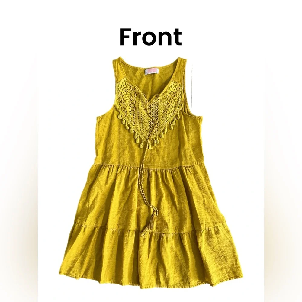 C +D+M tiered mini dress